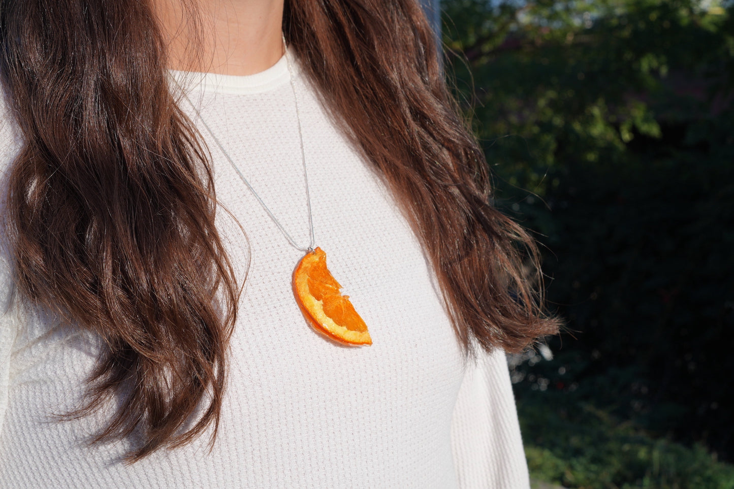 Half Orange Necklace