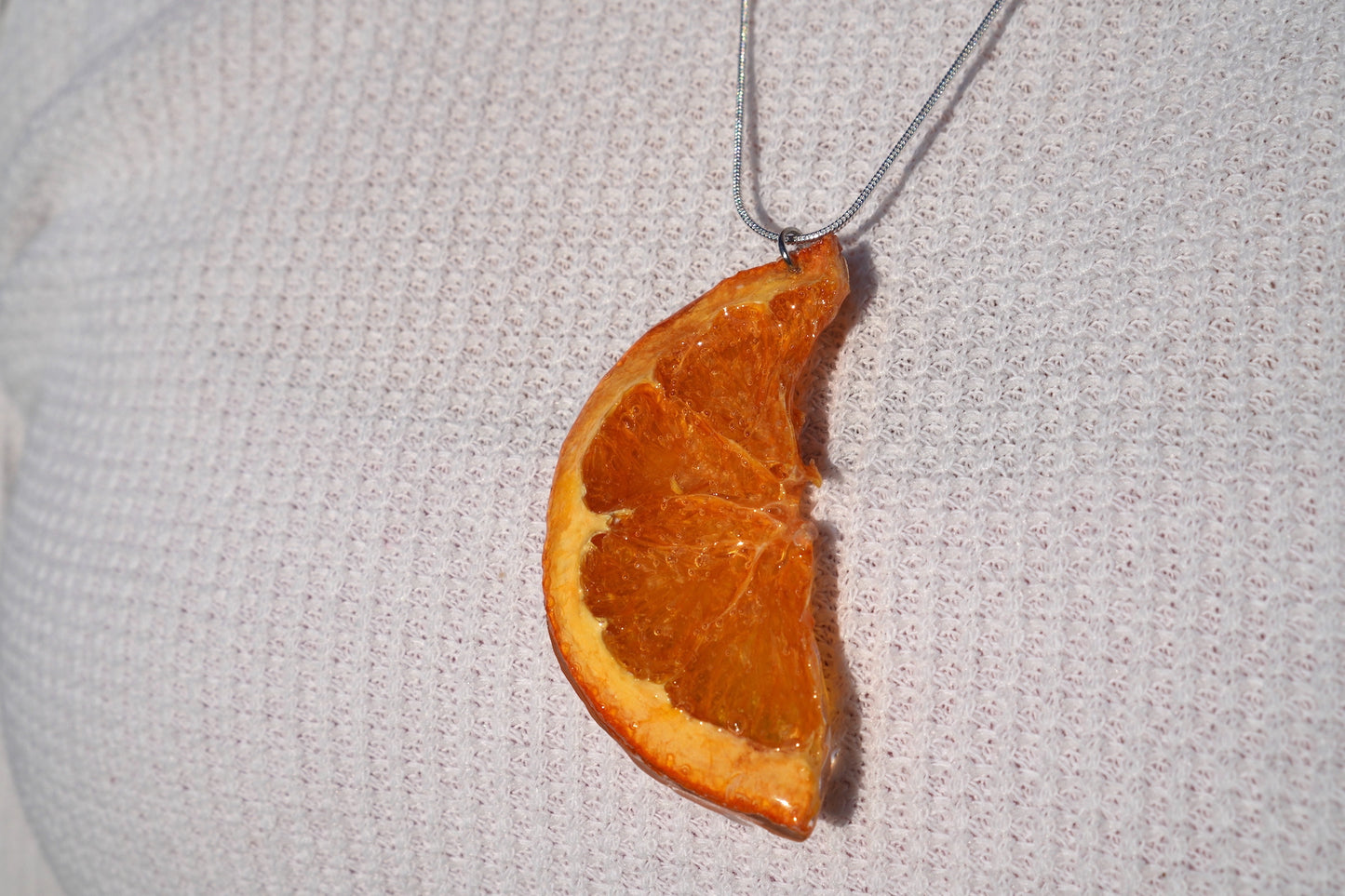 Half Orange Necklace